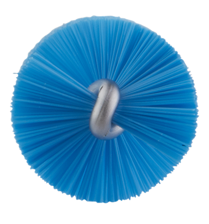 Zestaw do czyszczenia rur, szczotka Vikan 53653 Ø20 mm, 200 mm, średnia, niebieska i trzonki ze stali nierdzewnej.