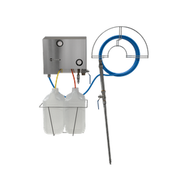 Centrala pianująca, do mycia i dezynfekowania w zakładach i myjniach. Przewód 20 m, lanca 50 cm, uchwyt do opakowań 25 l. Eco Foam 2. HMOUM00406
