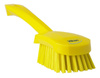 Szczotka do mycia z krótką rączką, Vikan 41926, 270 mm, twarda, żółta