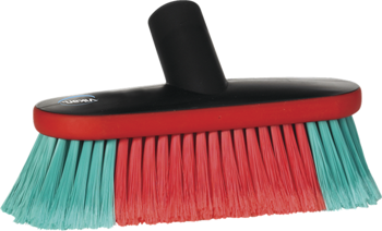 526952 VIKAN SZCZOTKA OWALNA , MAŁA 230 mm. Szczotka z gumowym rantem do mycia mniejszych, trudno dostępnych powierzchni