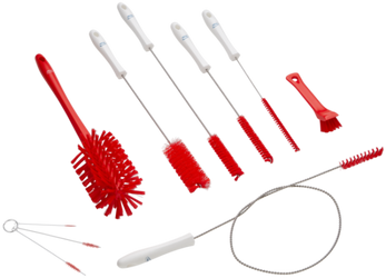 Szczotki do lodziarki, Vikan 53584, zestaw 8 szczotek.