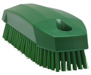  Szczotka czyszczenia do rąk i paznokci, Vikan 64402, rozmiar "S", 130 mm, twarda, zielona