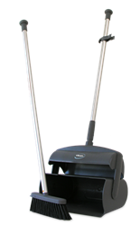 559618 Zestaw leniuch - Vikan szczotka, ściągaczka i szufelka z długim uchwytem, ​​985 mm