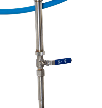 Centrala pianująca z funkcją spłukiwania, do mycia i dezynfekowania w zakładach i myjniach. Przewód 20 m, lanca 50 cm, uchwyt do opakowań 25 l. HMOUM00206 Eco Foam 1  