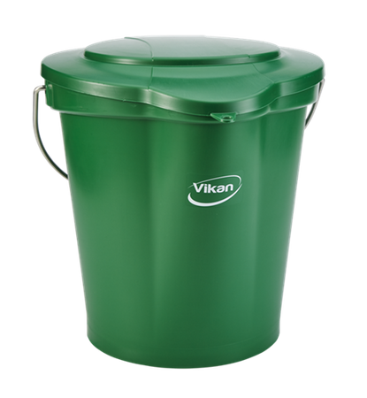Wiadro spożywcze Vikan 56862, 12 litrów, zielone