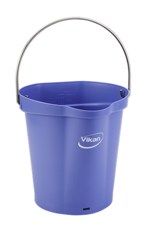 56888 Wiadro Vikan, 6 litrów, fioletowy, z podziałką