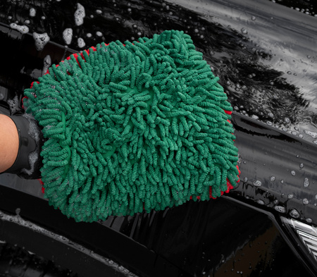 Rękawica do mycia z mikrofibry, 691252, dwustronna, 300 mm x 230 mm