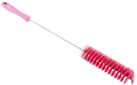  Szczotka do mycia rur, Vikan 53781, Ø40 mm, 500 mm, twarda, różowa