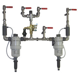 HCENT11151 Centralny system mycia i dezynfekcji z dwoma pompami D45 RE3IE -0.5 do 3%-PVDF. Dozowanie 2 produktów + płukanie.