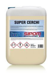 SIPOM SUPER CERCHI 25kg do mycia felg aluminiowych i stalowych, dolnych części pojazdów.