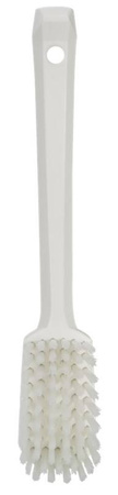 30885 Szczotka z wygiętą rączką, 260 mm, średnia, biała