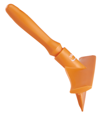 71257 Ultrahigieniczna ściągaczka stołowa z mini uchwytem, 245 mm, pomarańczowa