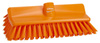 Szczotka do mycia i szorowania, góra - dół, Vikan 70477, 265 mm, średnia, pomarańczowa