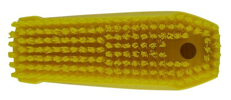 Szczotka czyszczenia do rąk i paznokci, Vikan 64406, rozmiar "S", 130 mm, twarda, żółta