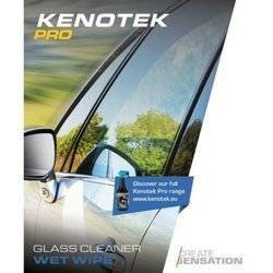 KENOTEK WET WIPE GLASS CLEANER 300szt w opak. Jednorazowe chusteczki do czyszczenia szyb.