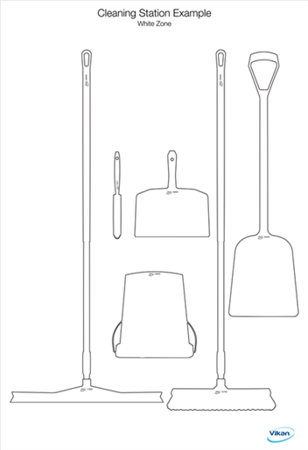 Tablica cieni 1103, wys. 1700 mm x szer. 1150 mm, niebieska