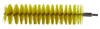 Szczotka do rur, na trzonek elastyczny 53515 lub 53525, Ø40 mm, 200 mm, średnia, żółta, Vikan 53686 